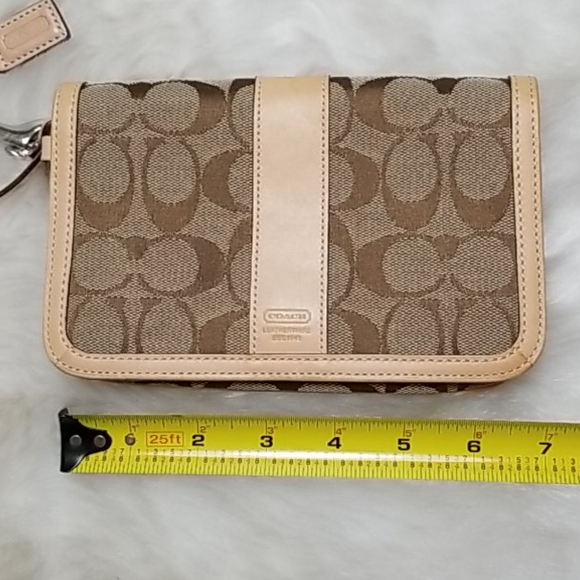 Coach Signature Wristlet - Picture 3 of 5